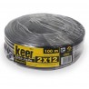  Cable Uso Rudo 2x12 THW Marca Keer, Rollo 100 mts