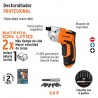 DESTORNILLADOR INALAMBRICO 3.6 V BATERIA ION LITIO TRUPER