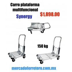 Carrito plataforma multi funcional de aluminio synergy