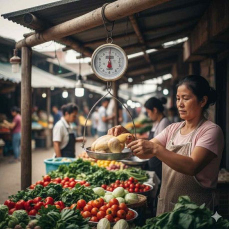 Báscula Mecánica de Reloj JOGUA Classic 10 kg (DIN 10) | Charola Galvanizada