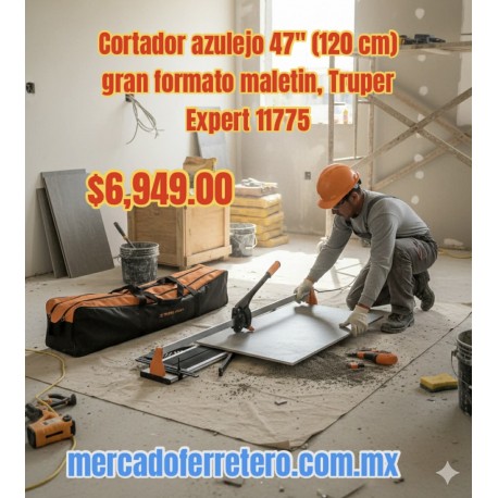 Cortador de azulejo, 120 cm (47") en mochila, Truper Expert