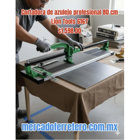CORTADORA DE AZULEJOS PROFESIONAL LION TOOLS 80 CM 