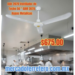 Adir 2070 Ventilador de Techo 56 " ADIR 2070 Aspas Metalicas