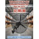 Ventilador de Pared Industrial Adir 30" | Oscilatorio 360° | 3 Velocidades